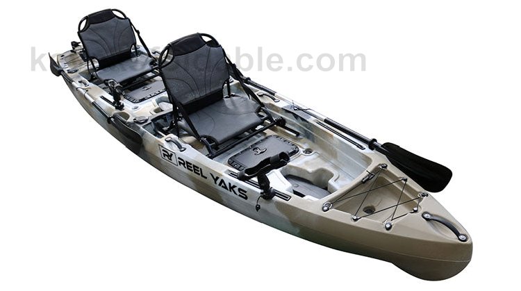 Cheap Price 13.5ft Recon Paddle Angler Kayak, pedal boat, double kayak